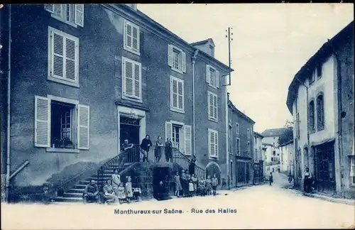 Ak Monthureux sur Saone Lothringen Vosges, Rue des Halles