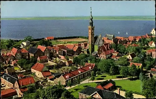 Ak Veere Zeeland Niederlande, Panorama