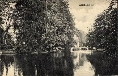 Ak Zeist Utrecht Niederlande, Slotbrug