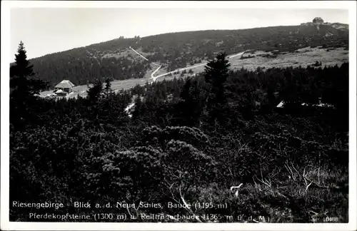 Ak Szklarska Poręba Schreiberhau Riesengebirge Schlesien, Reifträgerbaude, Schlesische Baude