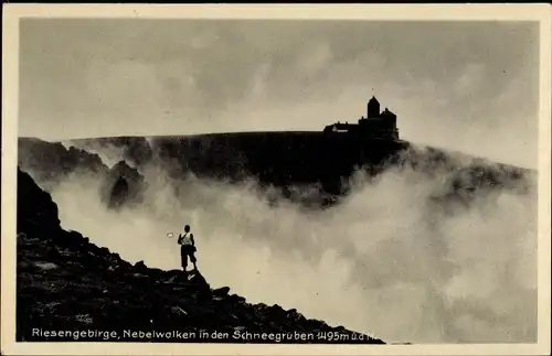 Ak Szklarska Poręba Schreiberhau Schlesien, Schneegrubenbaude, Schronisko nad Śnieżnymi Kotłami
