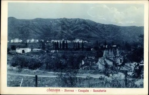 Ak Cosquín Argentinien, Sanatorio