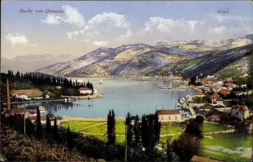 Ak Gruž Gravosa Dubrovnik Kroatien, Bucht von Gravosa