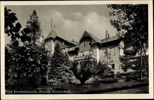 Ak Bad Klosterlausnitz, Pension Klosterwald