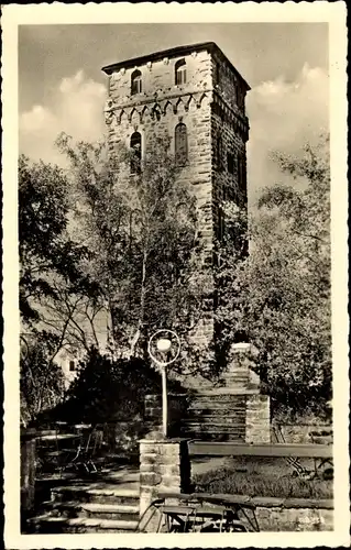 Ak Rudolstadt, Berggaststätte Marienturm, VEB Thüringisches Kunstfaserwerk Wilhelm Pieck Schwarza