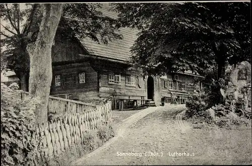 Ak Sonneberg in Thüringen, Lutherhaus