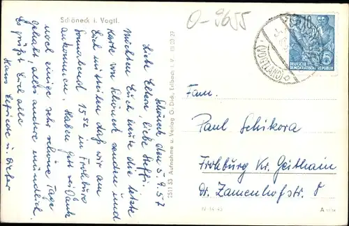 Ak Schöneck im Vogtland, Rathaus