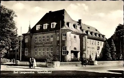 Ak Bad Langensalza in Thüringen, Schwefelbad