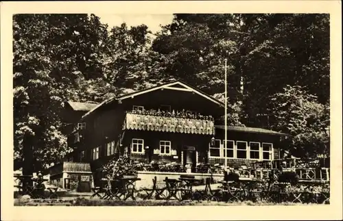 Ak Wernigerode im Harz, Waldgasthaus Christianental