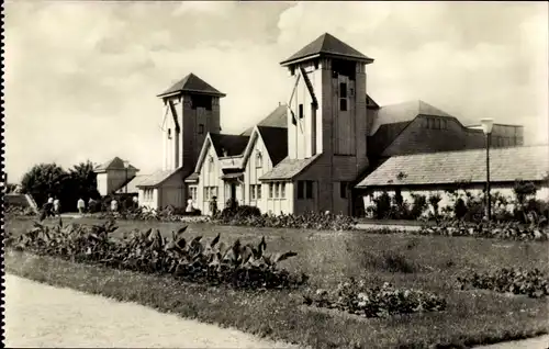 Ak Ostseebad Heringsdorf auf Usedom, HO-Gaststätte Strandcafe