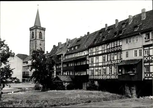 Ak Erfurt in Thüringen, Häuser, Kirche