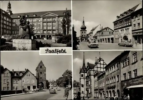 Ak Saalfeld an der Saale Thüringen, Agricola-Krankenhaus, Blankenburger Straße, Am Saaltor