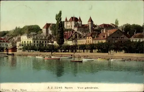 Ak Nyon, Kanton Waadt, Gesamtansicht