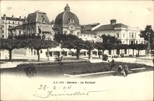 Ak Genf Genf Schweiz, Der Kursaal
