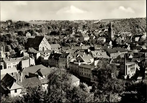 Ak Weida in Thüringen, Gesamtansicht