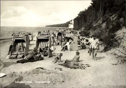 Ak Ostseebad Lubmin in Pommern, Badestrand