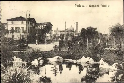 Ak Padova Padua Veneto, Giardini Pubblici