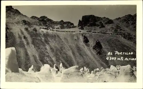 Ak Chile, El Portillo, Karawane, Gletscher