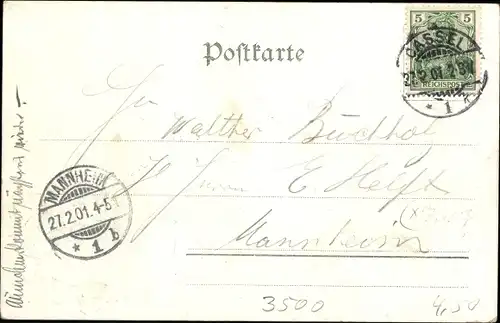 Ak Kassel in Hessen, Ansicht der Löwenburg, Eichenblattform