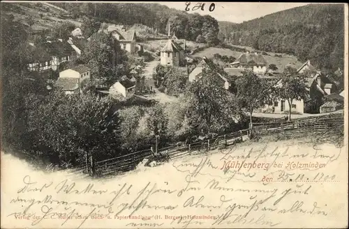 Ak Mühlenberg Holzminden an der Weser, Gesamtansicht