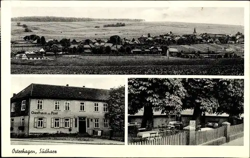 Ak Osterhagen Bad Lauterberg am Harz, Gesamtansicht, Gasthaus zur Post