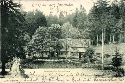 Ak Altenau Clausthal Zellerfeld im Oberharz, Polstertaler Zechenhaus
