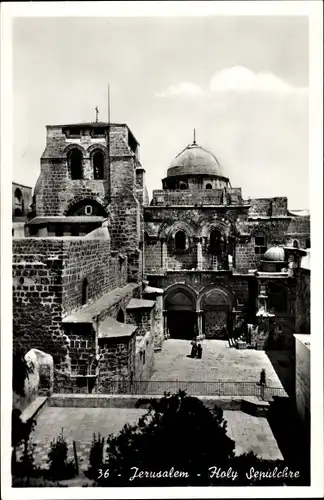 Ak Jerusalem Israel, Grabeskirche