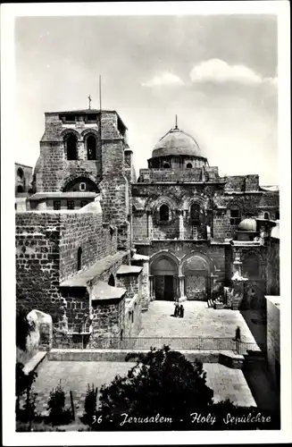 Ak Jerusalem Israel, Grabeskirche