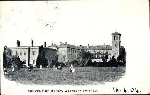 Ak Westbury on Trym South West England, Convent of Mercy