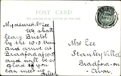 Ak Westbury on Trym South West England, Convent of Mercy