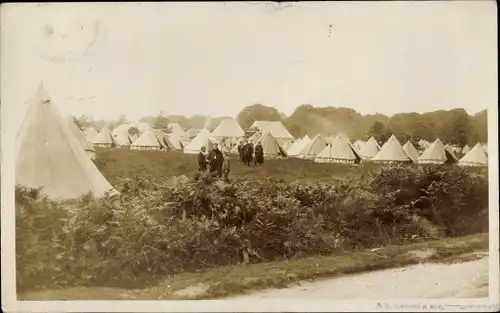 Ak Bradford West Yorkshire England, Zeltplatz