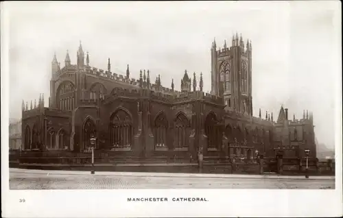 Ak Manchester England, Cathedral