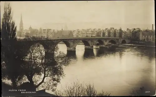 Ak Perth Schottland, View from Brigend