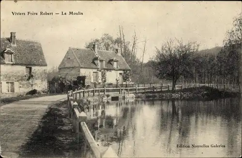 Ak Vivier Frère Robert Oise, Le Moulin