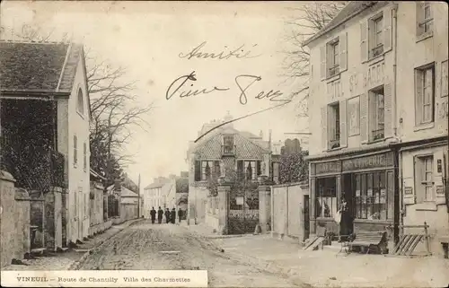 Ak Vineuil Oise, Route de Chantilly, Villa des Charmettes
