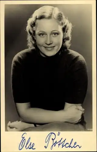 Ak Schauspielerin Else Böttchen, Portrait, Autogramm