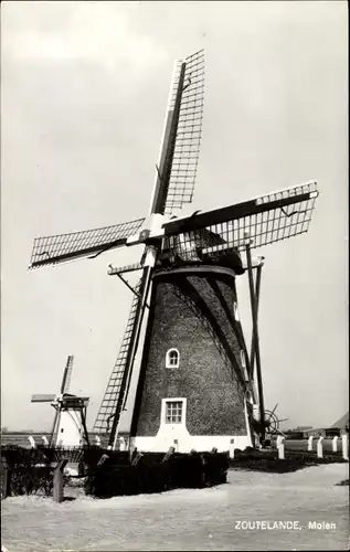 Ak Zoutelande Zeeland Niederlande, Windmühle, Molen