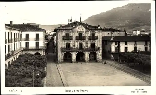 Ak Oñati Oñate Baskenland, Plaza de los Fueros