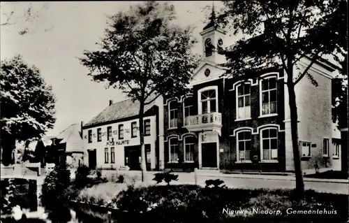 Ak Nieuwe Niedorp Nordholland Niederlande, Gemeentehuis