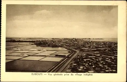 Ak Dschibuti, Vue générale prise du village indigène