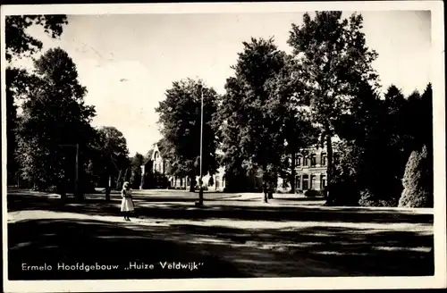 Ak Ermelo Gelderland, Hoofdgebouw Huize Veldwijk