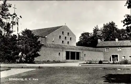 Ak Bennekom Gelderland, R. K. Kerk