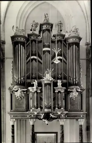 Ak Arnhem Gelderland Niederlande, Grote of St. Eusebiuskerk, Strümphler Orgel 1796