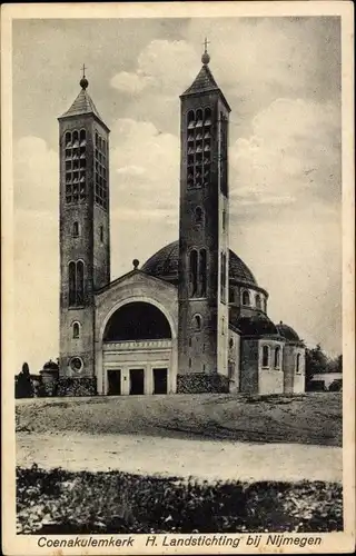 Ak Nijmegen Gelderland, Coenakulemkerk H. Landstichting