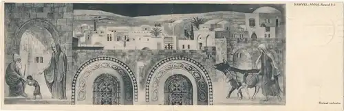 Ak Gelderland, Inneres der Nazarath-Kapelle, Samuel u. Anna, Malerei