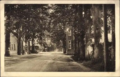 Ak Laag Keppel Gelderland, Dorfstraße, Allee