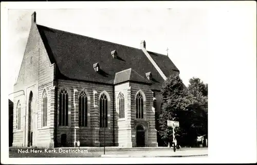 Ak Doetinchem Gelderland, Ned. Herv. Kerk