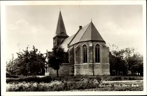 Ak Kerkwijk Gelderland Niederlande, Ned. Herv. Kerk