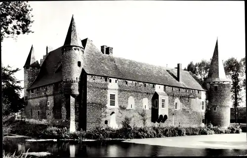 Ak Hernen Gelderland, Kasteel Hernen, Zij- en achtergevel