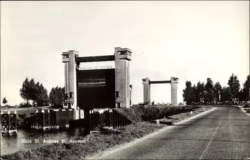 Ak Rossum Maasdriel Gelderland, Sluis St. Andries